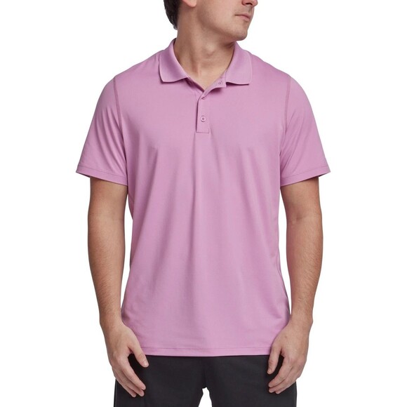 Reebok Other - Reebok Men's Short Sleeve Mesh sides Performance Polo Shirt Jasmine Pink 2XL